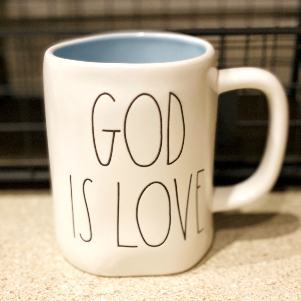 Rae Dunn Coffee Mug GOD IS LOVE